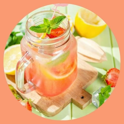 recette boisson fraiche fraises menthe jus